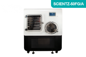 中試型方倉方管硅油加熱原位冷凍干燥機SCIENTZ-50FG/A