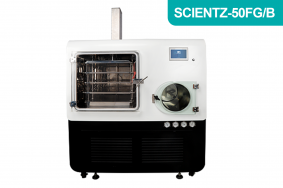 中試型方倉方管硅油加熱原位冷凍干燥機SCIENTZ-50FG/B