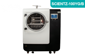 中試型圓倉方管硅油加熱原位冷凍干燥機SCIENTZ-100YG/B