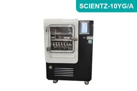 中試型圓倉方管硅油加熱原位冷凍干燥機SCIENTZ-10YG/A
